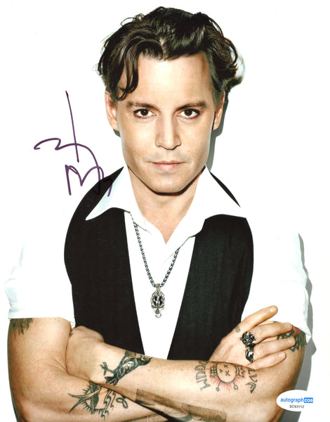 Johnny Depp  Signed Autograph 8x10 Photo ACOA