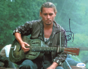 Johnny Depp Chocolat Signed Autograph 8x10 Photo ACOA