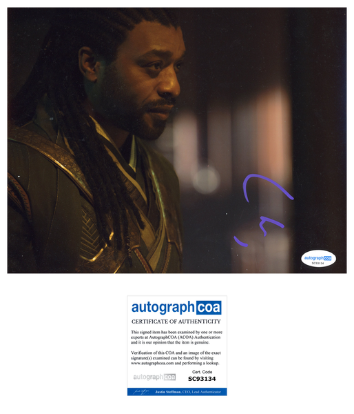 Chiwetel Ejiofor Doctor Strange Signed Autograph 8x10 Photo ACOA