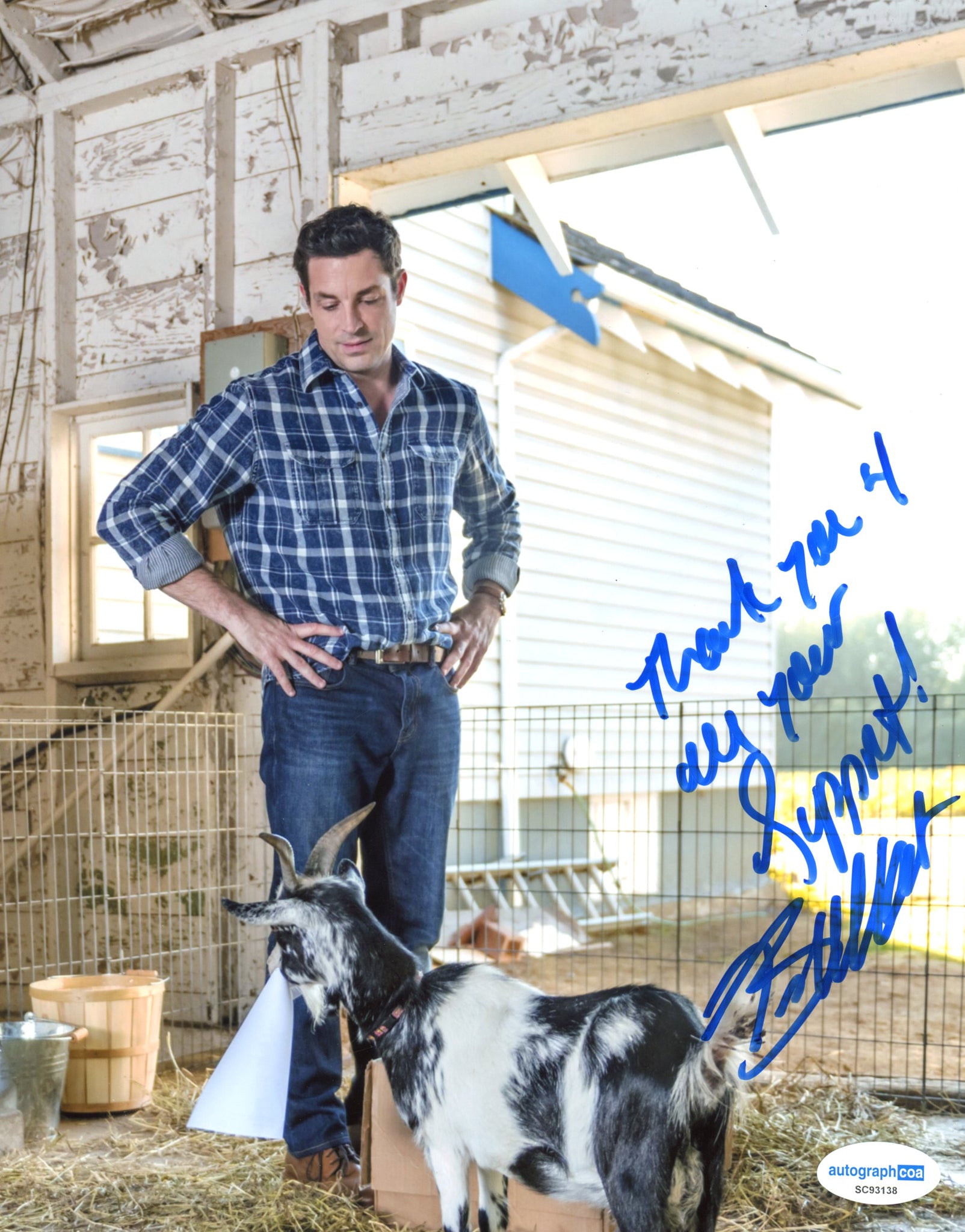 Brennan Elliott Hallmark Signed Autograph 8x10 Photo ACOA