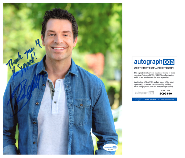 Brennan Elliott Hallmark Signed Autograph 8x10 Photo ACOA