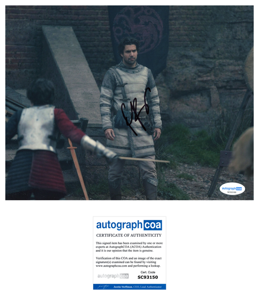 Fabien Frankel House of Dragon Signed Autograph 8x10 Photo ACOA