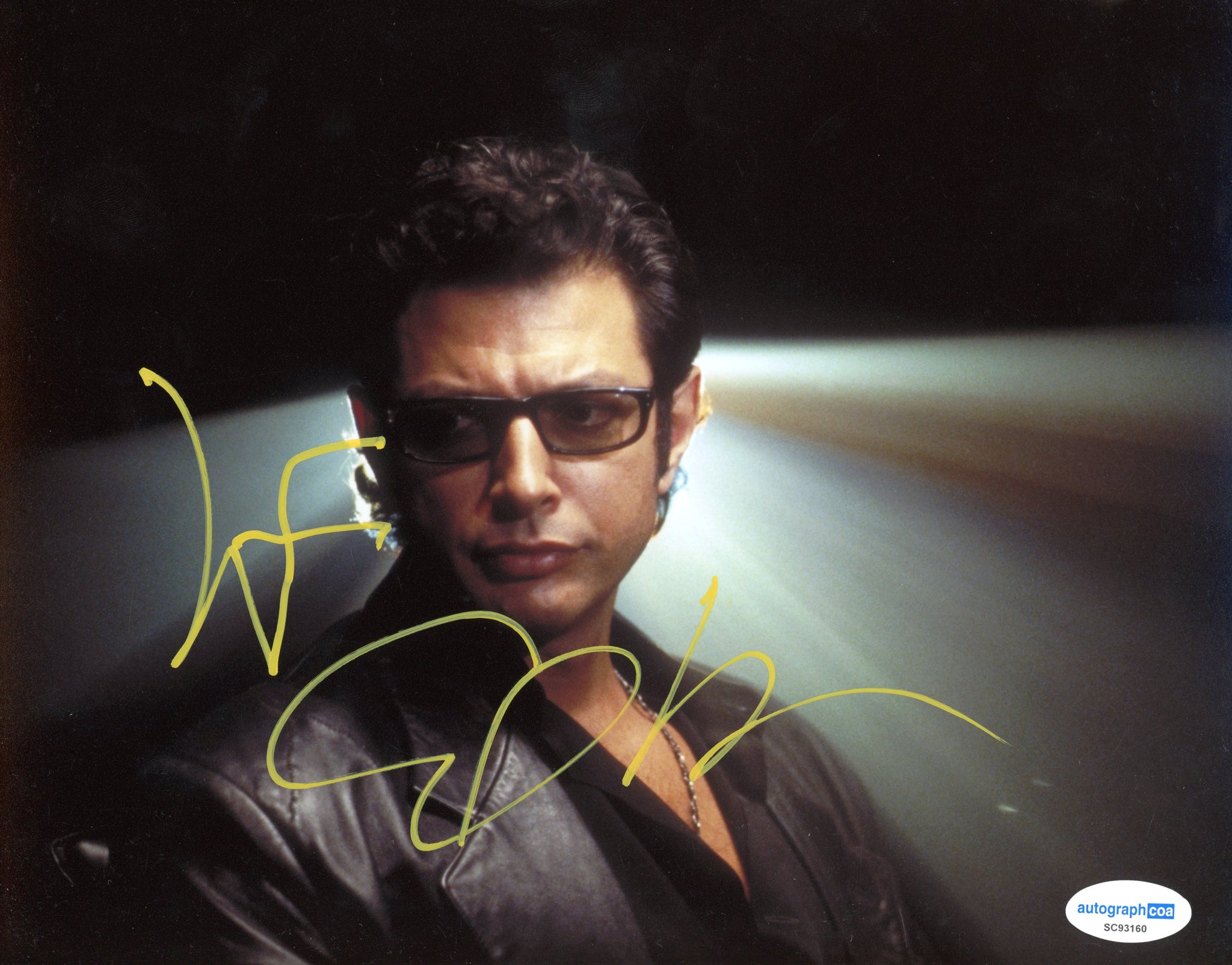 Jeff Goldblum Jurassic Park Signed Autograph 8x10 Photo ACOA