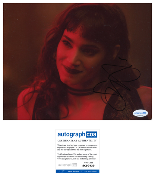 Sofia Boutella Atomic Blonde Signed Autograph 8x10 Photo ACOA