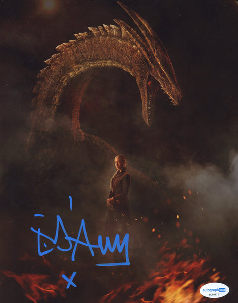 Emma D'Arcy House of the Dragon Signed Autograph 8x10 Photo ACOA