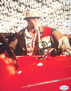 Johnny Depp Fear and Loathing Signed Autograph 8x10 Photo ACOA