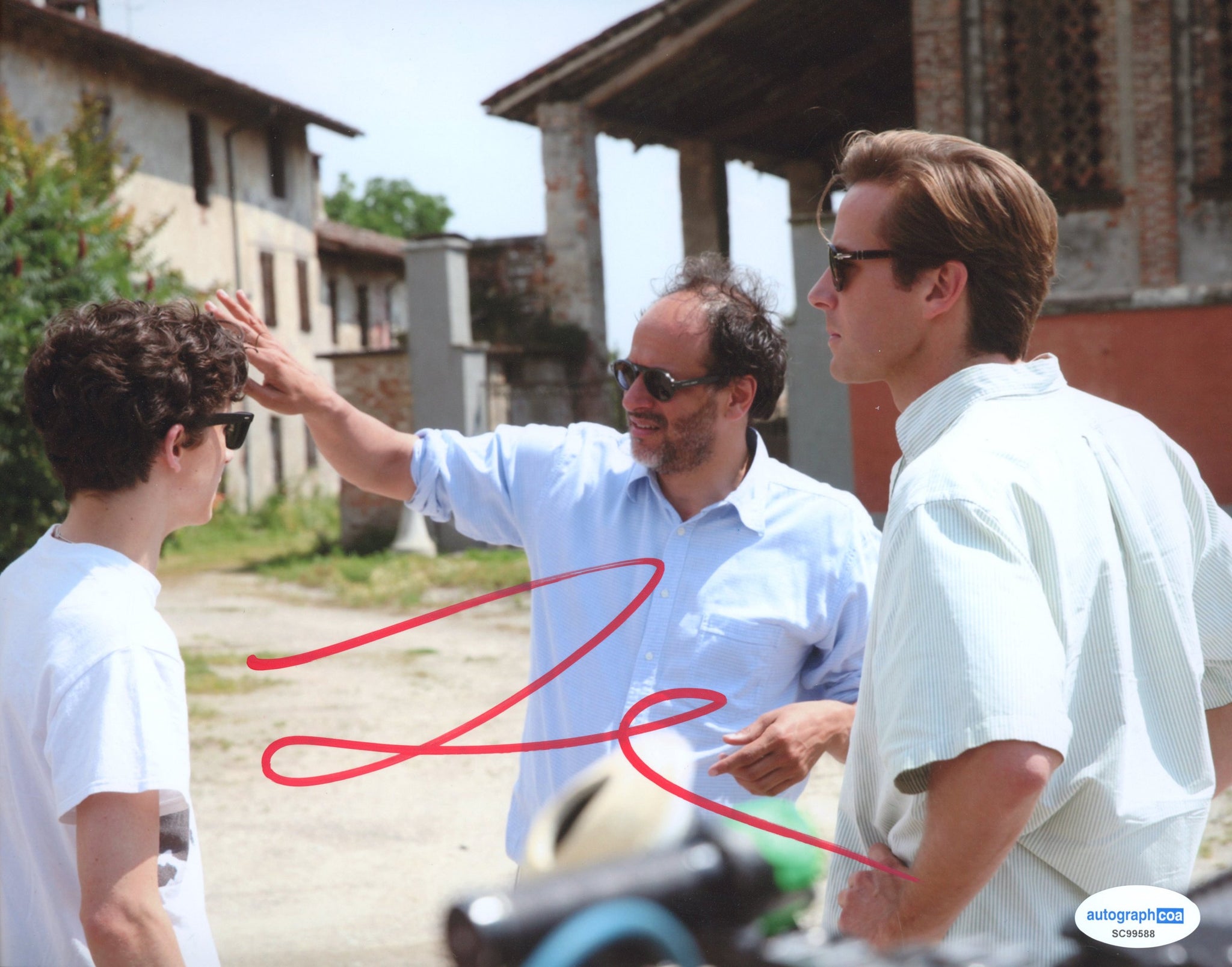 Luca Guadagnino Call Me By Your Name Signed Autograph 8x10 Photo ACOA