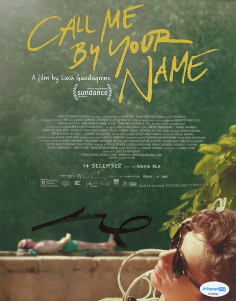 Luca Guadagnino Call Me By Your Name Signed Autograph 8x10 Photo ACOA