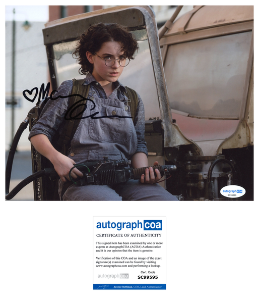 McKenna Grace Ghostbusters Signed Autograph 8x10 Photo ACOA