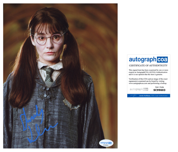 Shirley Henderson Harry Potter Signed Autograph 8x10 Photo ACOA