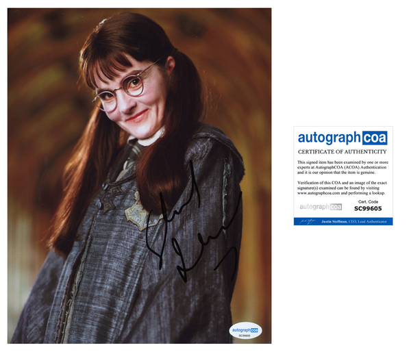 Shirley Henderson Harry Potter Signed Autograph 8x10 Photo ACOA