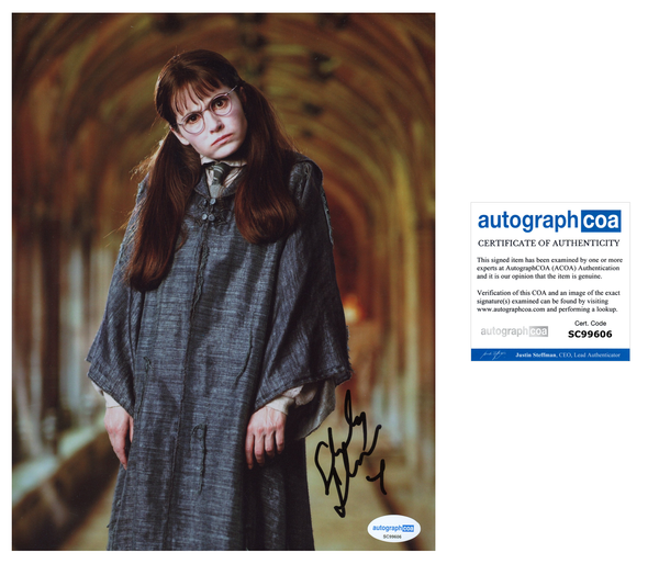 Shirley Henderson Harry Potter Signed Autograph 8x10 Photo ACOA