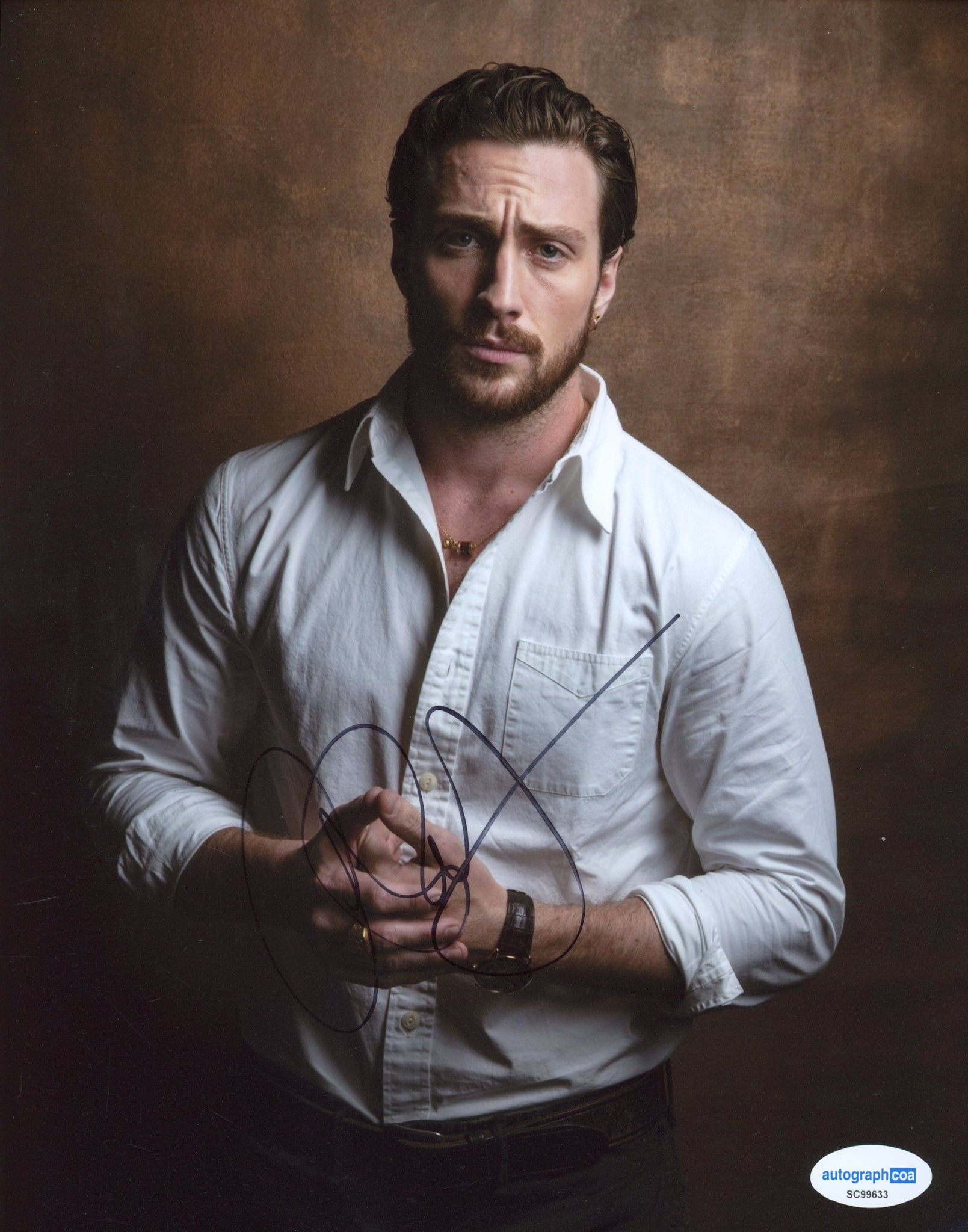 Aaron Taylor Johnson Bullet Train Signed Autograph 8x10 Photo ACOA