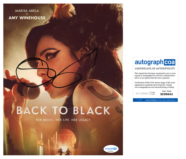 Sam Taylor Johnson Back to Black Signed Autograph 8x10 Photo ACOA