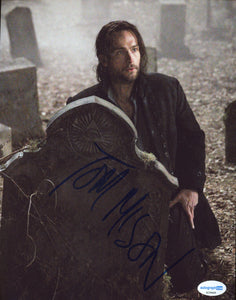 Tom Mison Sleepy Hollow Signed Autograph 8x10 Photo ACOA