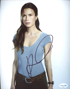 Rhona Mitra Sexy Signed Autograph 8x10 Photo ACOA