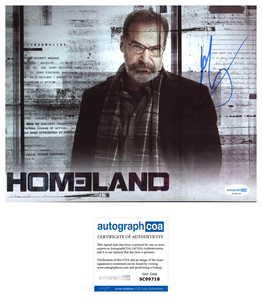 Mandy Patinkin Homeland Signed Autograph 8x10 Photo ACOA