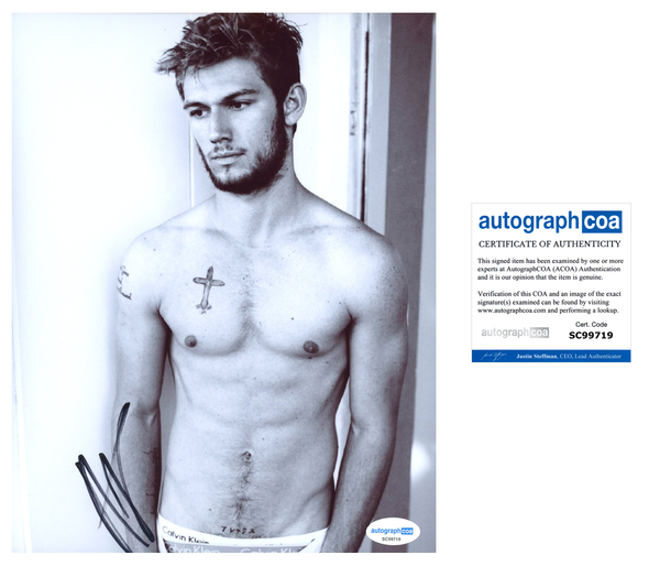 Alex Pettyfer Signed Autograph 8x10 Photo ACOA