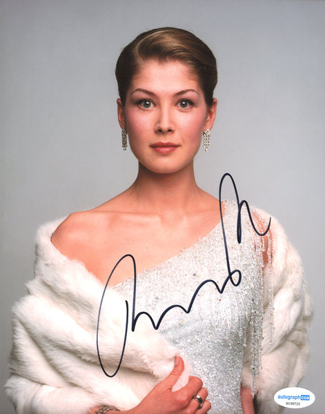 Rosamund Pike Bond Signed Autograph 8x10 Photo ACOA