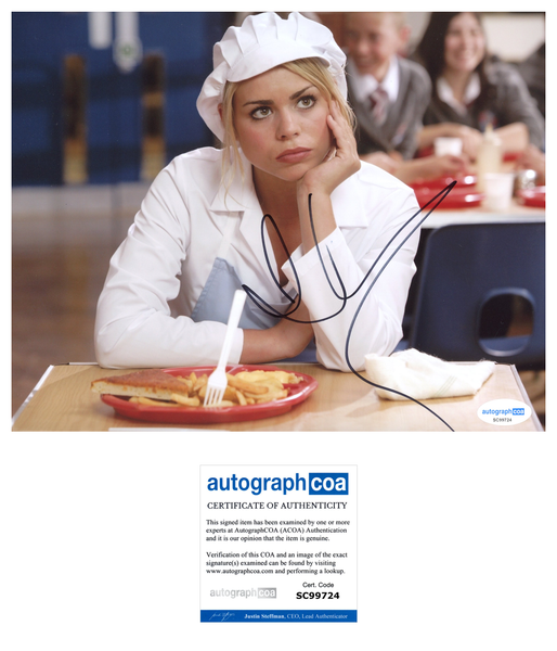 Billie Piper Doctor Who Signed Autograph 8x10 Photo ACOA