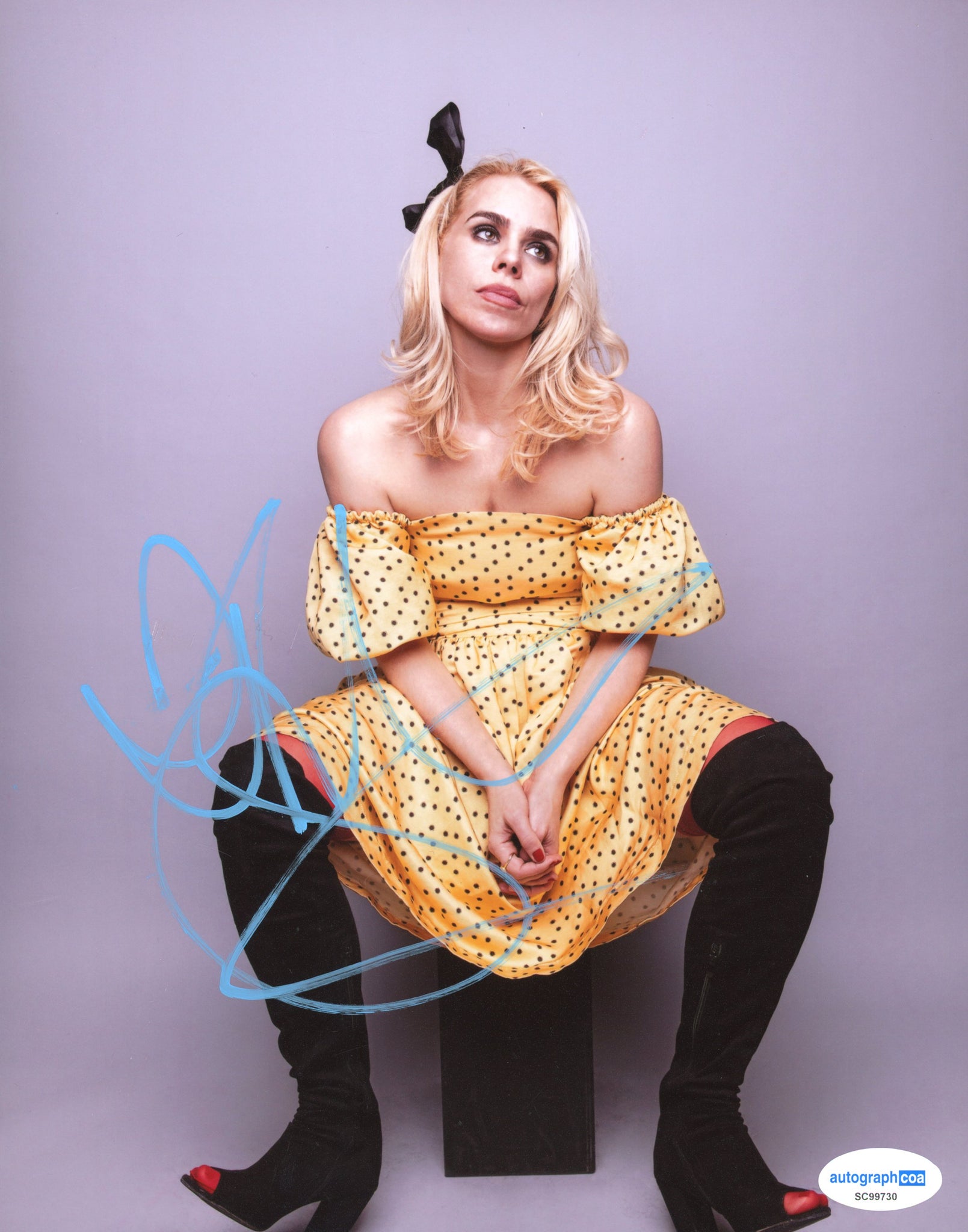 Billie Piper Doctor Who Signed Autograph 8x10 Photo ACOA