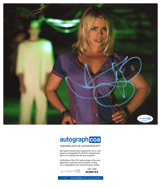 Billie Piper Doctor Who Signed Autograph 8x10 Photo ACOA