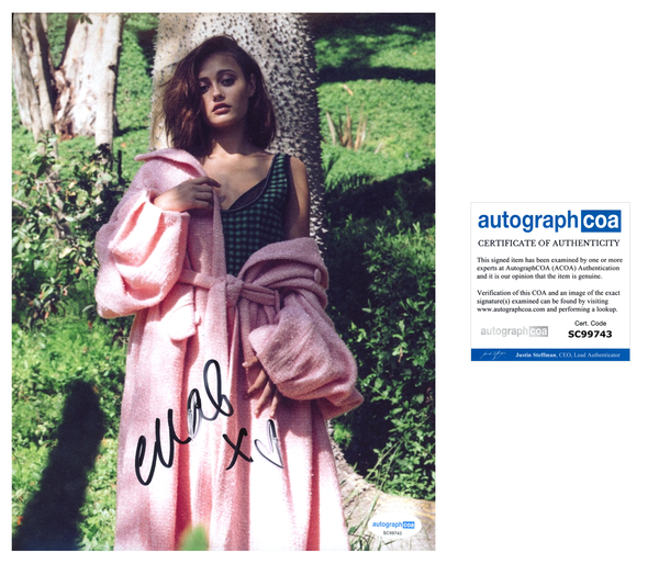 Ella Purnell Sexy Signed Autograph 8x10 Photo ACOA