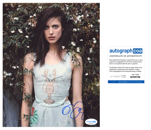 Margaret Qualley Sexy Signed Autograph 8x10 Photo ACOA