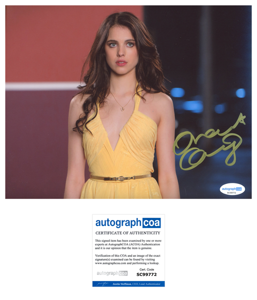 Margaret Qualley Sexy Signed Autograph 8x10 Photo ACOA