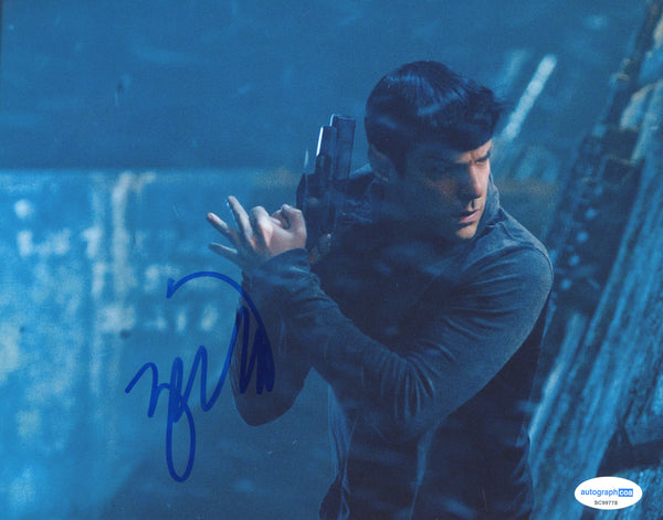 Zachary Quinto Star Trek Signed Autograph 8x10 Photo ACOA