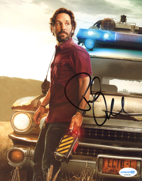 Paul Rudd Ghostbusters Signed Autograph 8x10 Photo ACOA