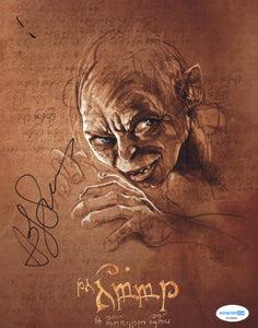 Andy Serkis Lord of the Rings Signed Autograph 8x10 Photo ACOA