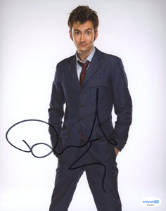 David Tennant Doctor Who Signed Autograph 8x10 Photo ACOA