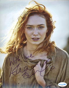 Eleanor Tomlinson Poldark Signed Autograph 8x10 Photo ACOA