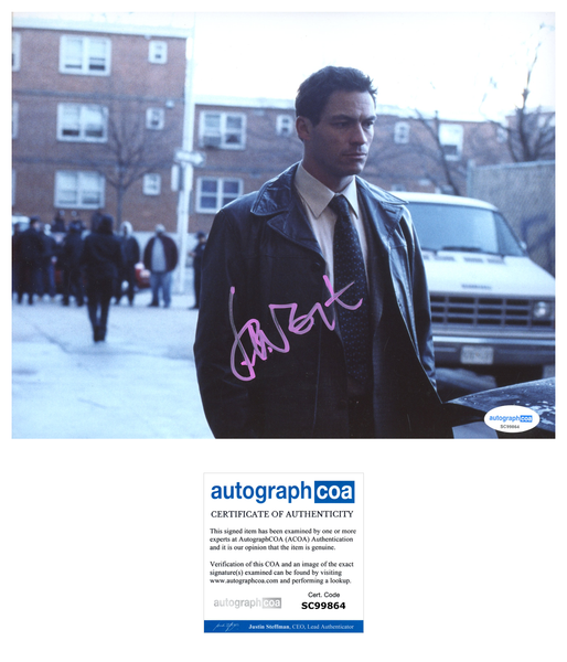 Dominic West The Wire Signed Autograph 8x10 Photo ACOA