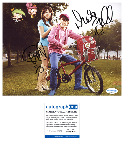 Drake Bell Daniela Monet Signed Autograph 8x10 Photo ACOA