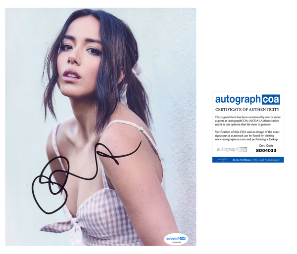 Chloe Bennett Sexy Signed Autograph 8x10 Photo ACOA