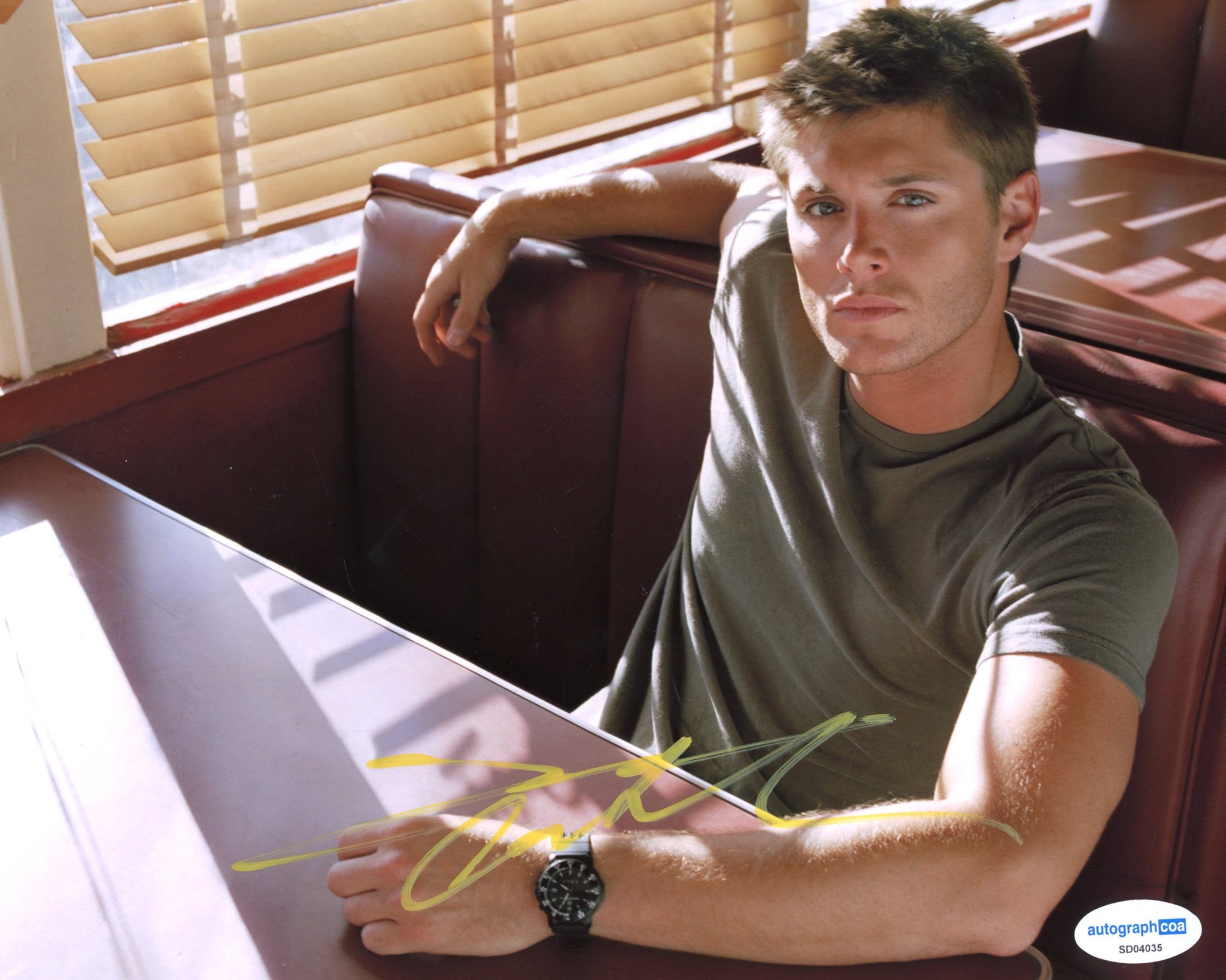 Jensen Ackles Supernatural Signed Autograph 8x10 Photo ACOA