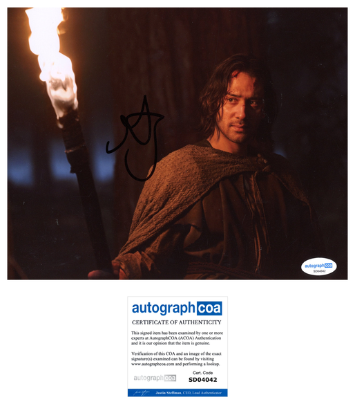 Maxim Baldry Rings of Power Signed Autograph 8x10 Photo ACOA