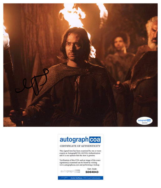 Maxim Baldry Rings of Power Signed Autograph 8x10 Photo ACOA