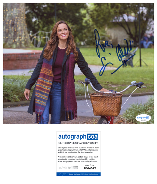 Erin Cahill Hallmark Signed Autograph 8x10 Photo ACOA