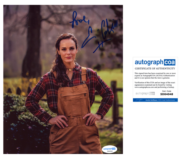 Erin Cahill Hallmark Signed Autograph 8x10 Photo ACOA