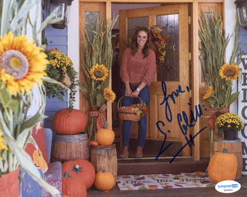 Erin Cahill Hallmark Signed Autograph 8x10 Photo ACOA