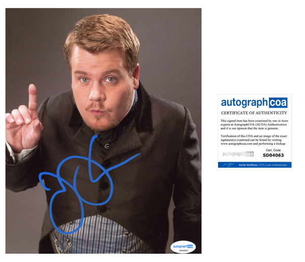 James Corden Signed Autograph 8x10 Photo ACOA