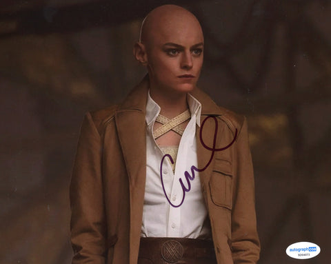 Emma Corrin Deadpool Signed Autograph 8x10 Photo ACOA