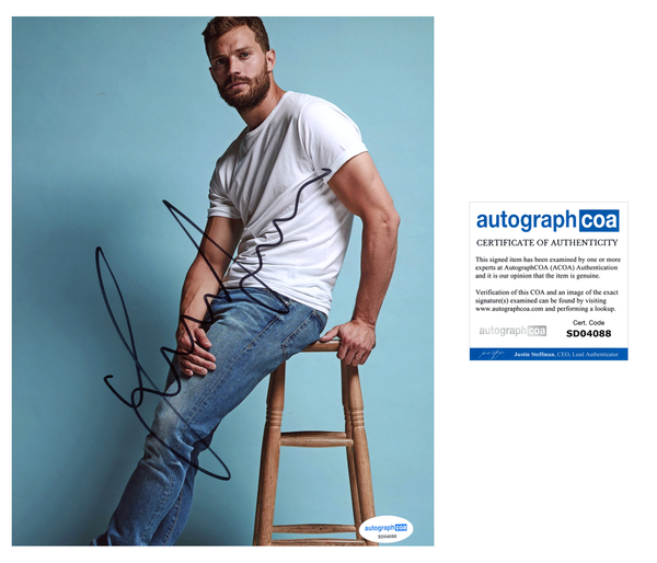 Jamie Dornan Fifty Shade Signed autograph 8x10 Photo ACOA