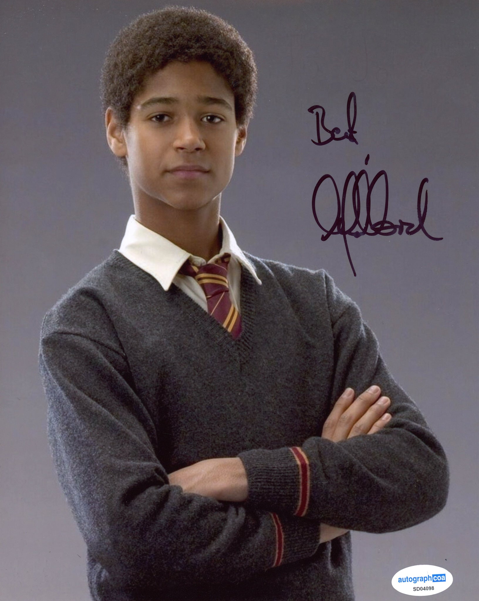 Alfred Enoch Harry Potter Signed Autograph 8x10 Photo ACOA