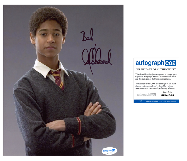 Alfred Enoch Harry Potter Signed Autograph 8x10 Photo ACOA