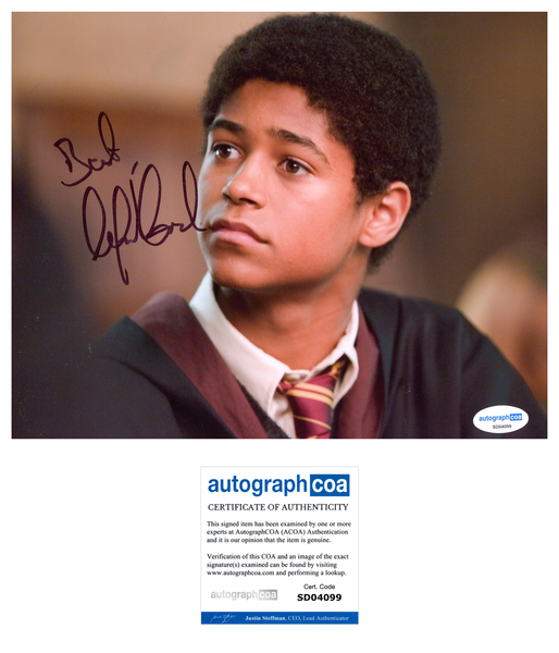 Alfred Enoch Harry Potter Signed Autograph 8x10 Photo ACOA