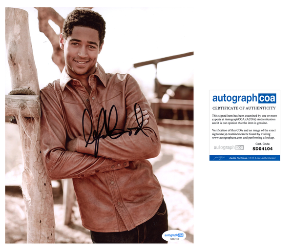 Alfred Enoch Signed Autograph 8x10 Photo ACOA